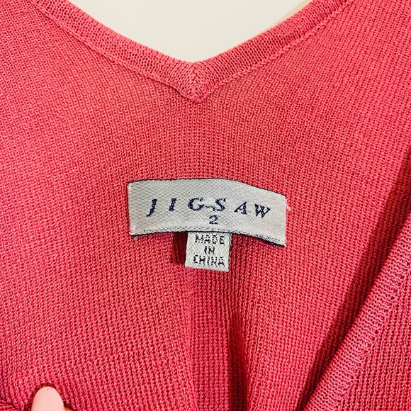 Vintage | Pink Acetate Sleeveless Top - Picture 2 of 3